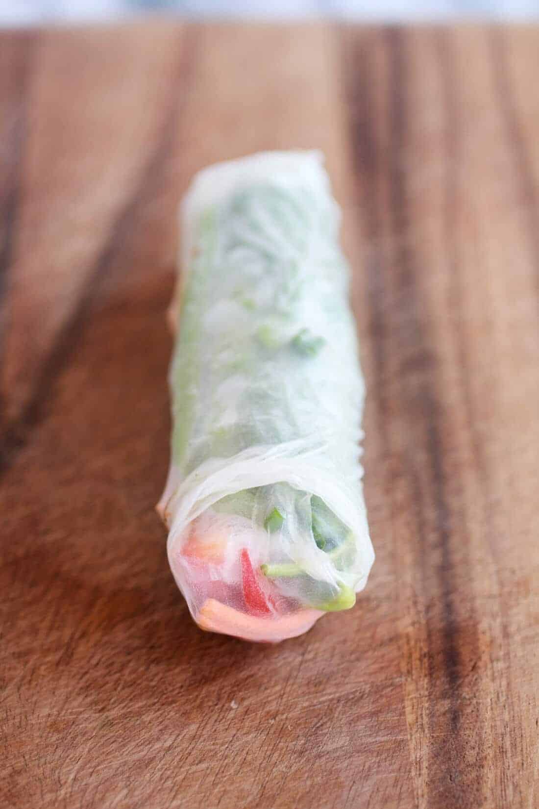 Avocado and Chicken Spring Rolls-5