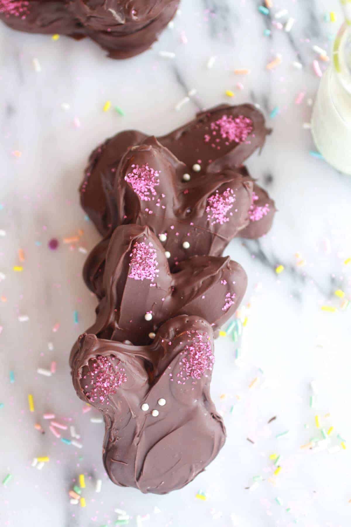 Chocolate Covered Peanut Butter Ritz Sandwiches-4