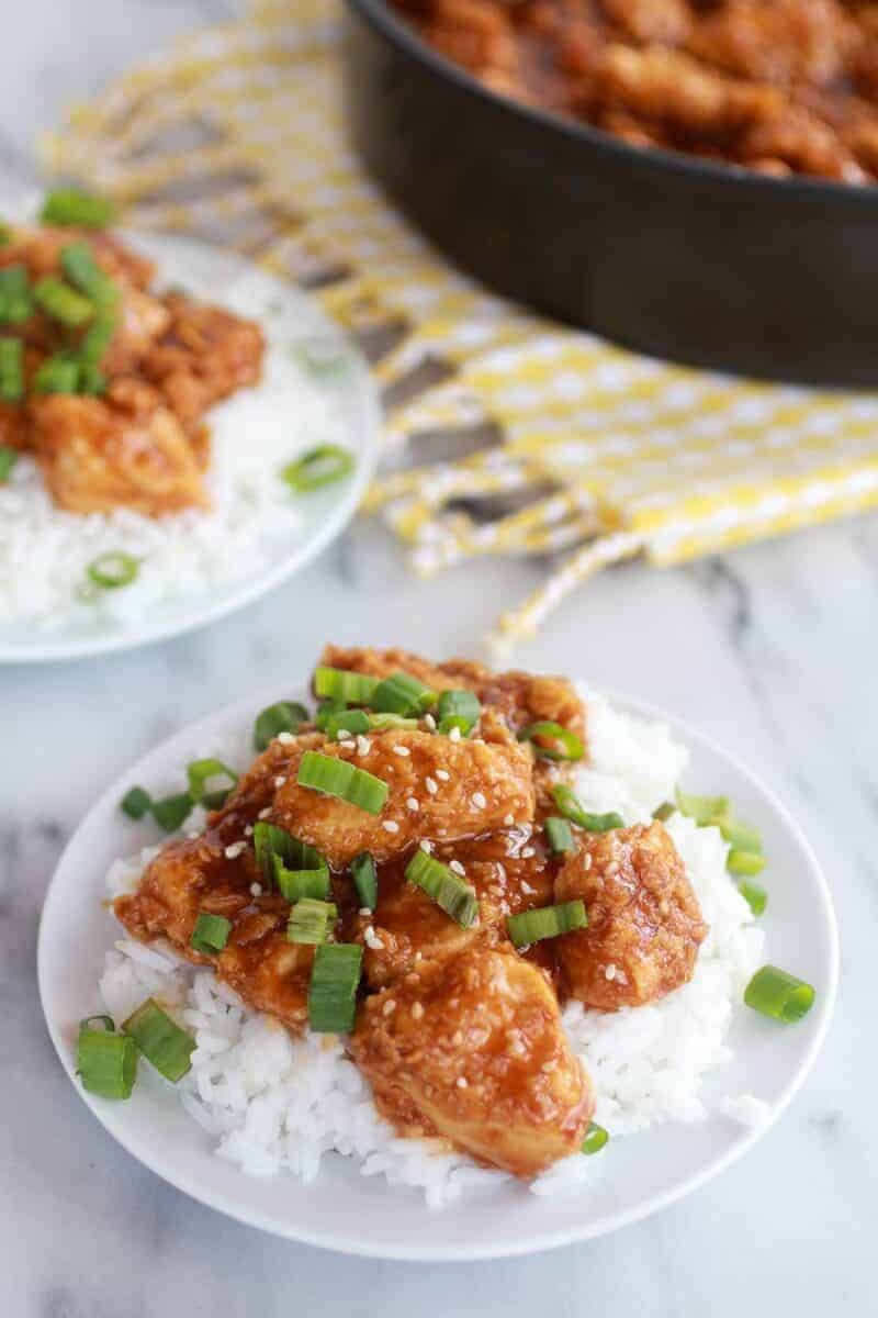 Healthier General Tso's Chicken-1