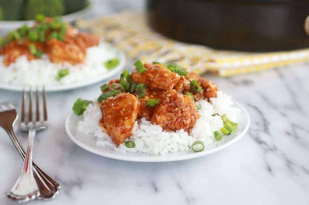 Healthier General Tso's Chicken-13