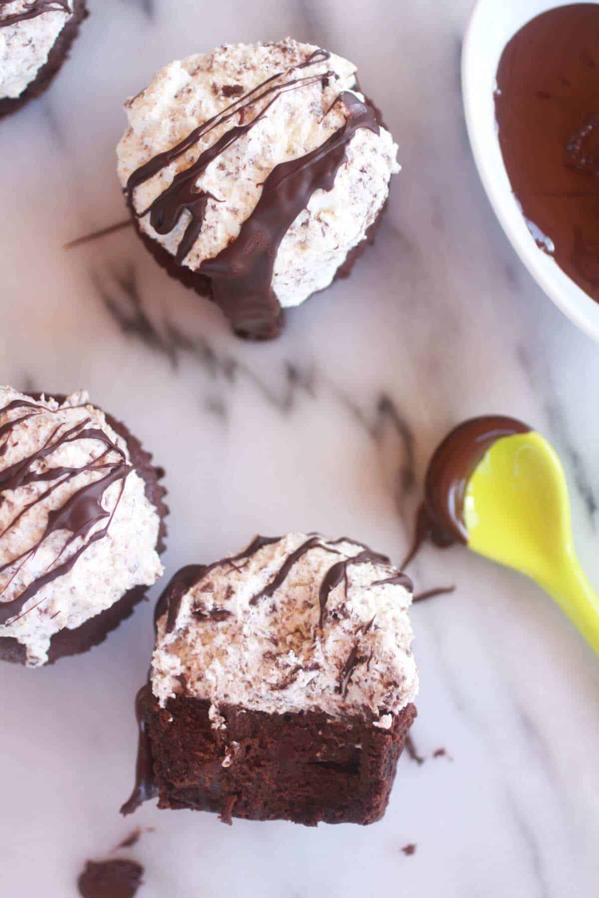 Towering Flourless Chocolate Stout Cakes-8