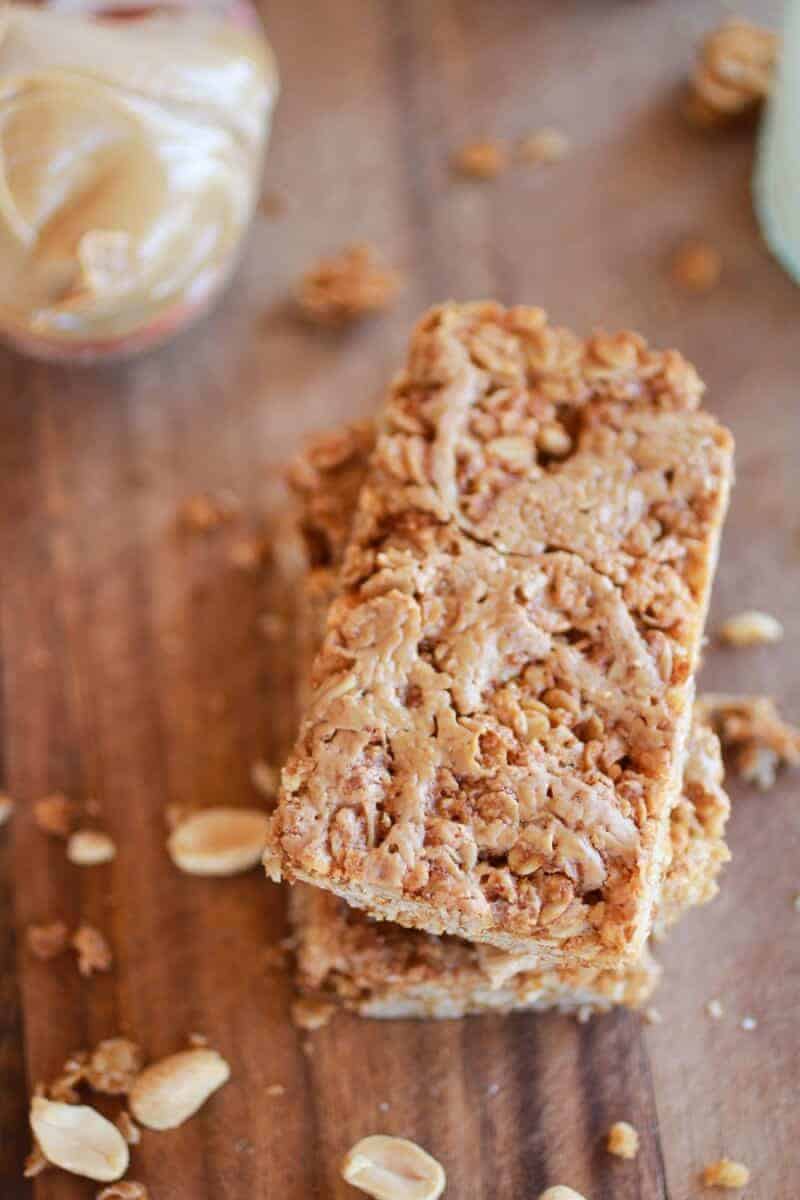 Crunchy Oatmeal Peanut Butter Oats 'n Honey Bars | https://fett-weg.today/