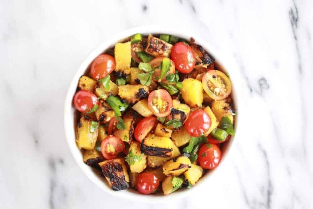 Jerk Chicken with Fired Rice and Grilled Pineapple Salsa https://fett-weg.today/