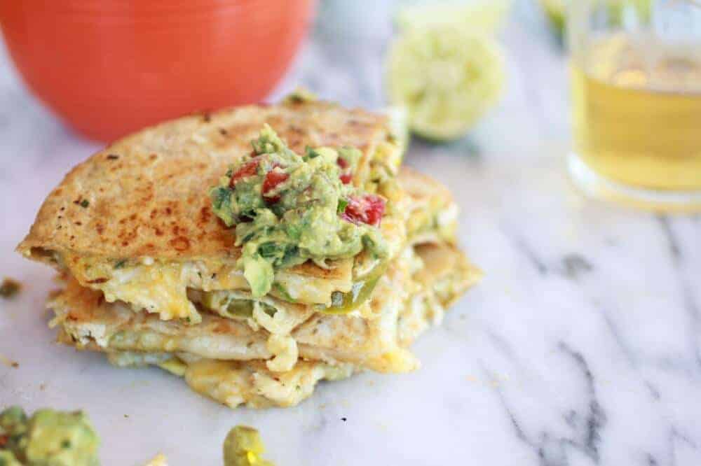 Margarita Chicken Quesadilla with Margarita Guacamole https://fett-weg.today/