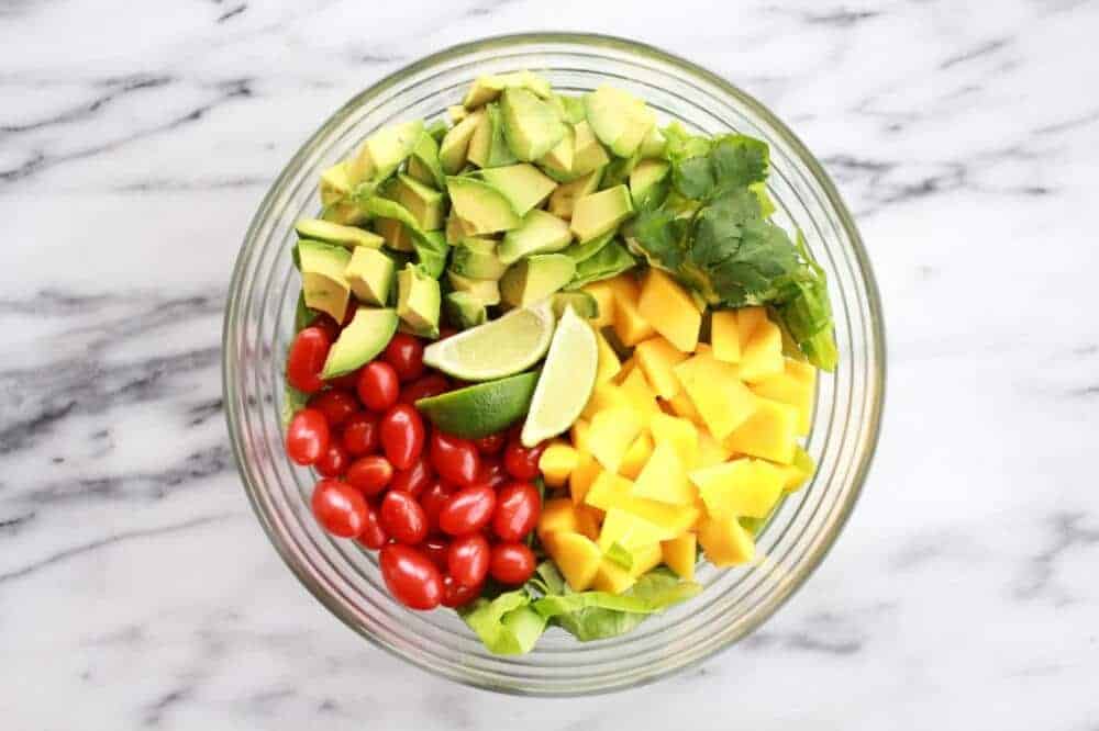 Tortilla Chip Crusted Chicken Salad with Avocado Chipotle Lime Dressing and Queso Fresco | https://fett-weg.today/