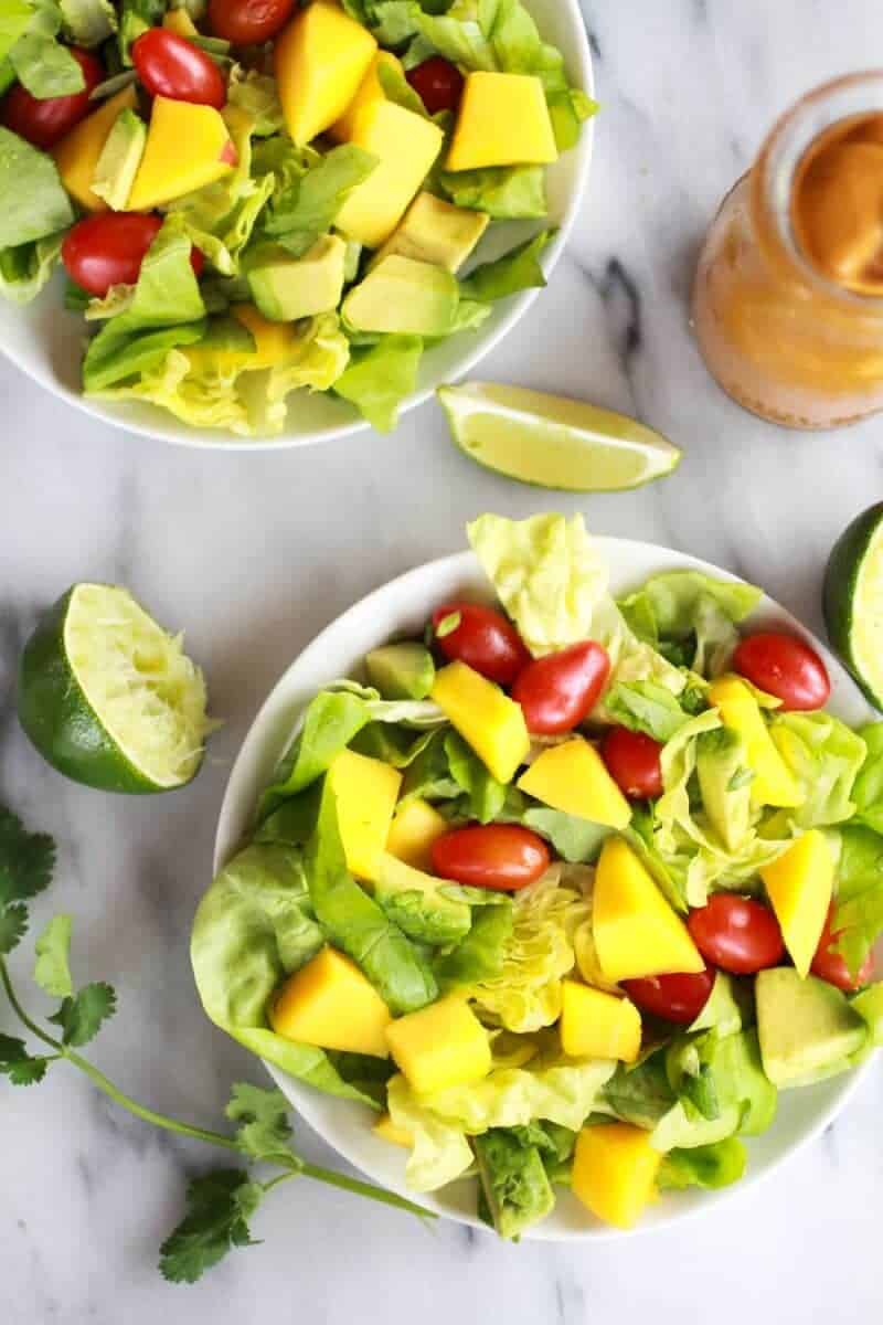 Tortilla Chip Crusted Chicken Salad with Avocado Chipotle Lime Dressing and Queso Fresco | https://fett-weg.today/