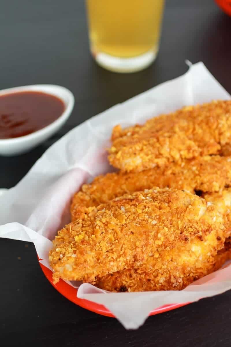 Cajun BBQ Cheddar Chicken Fingers