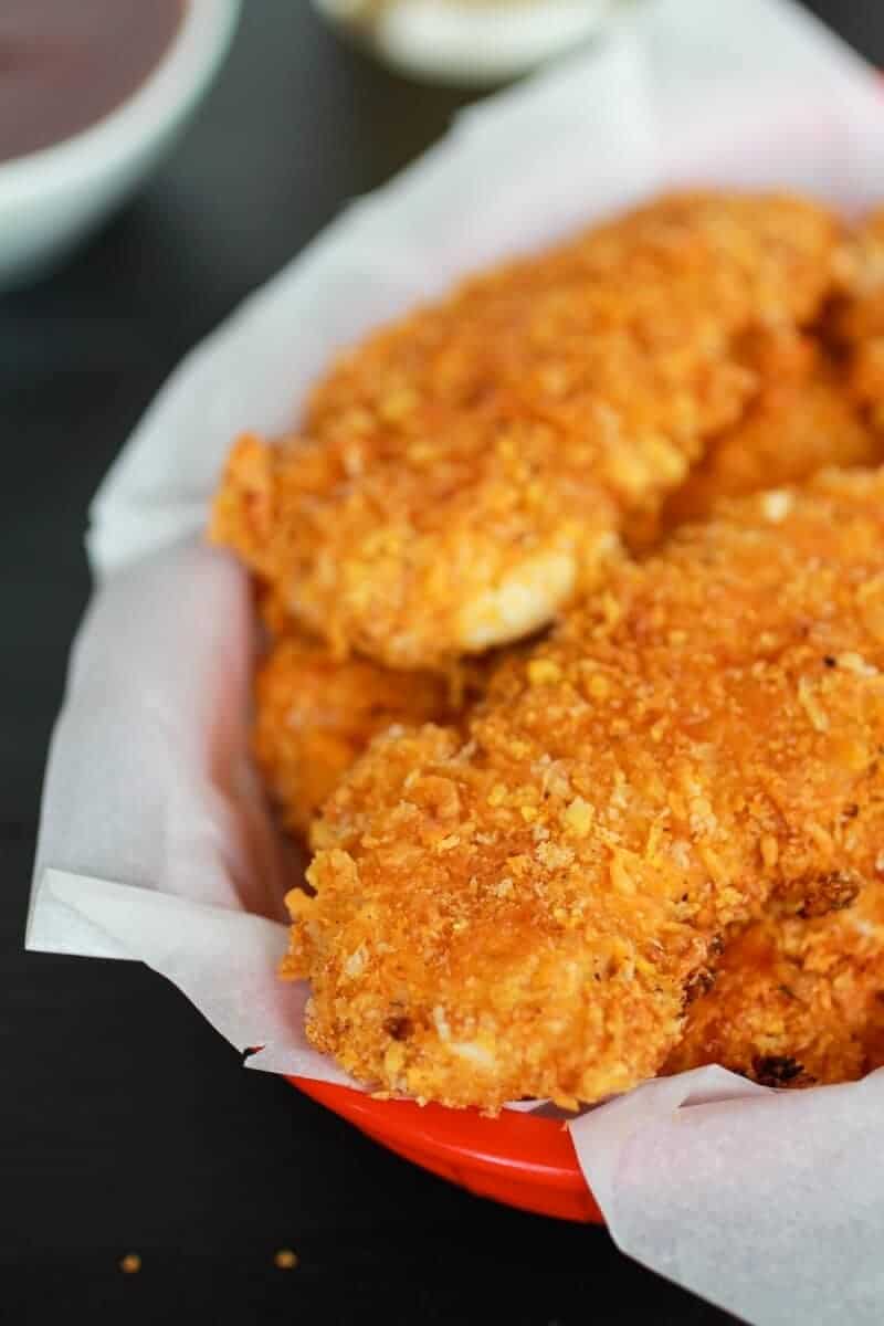 Cajun BBQ Cheddar Chicken Fingers | https://fett-weg.today/