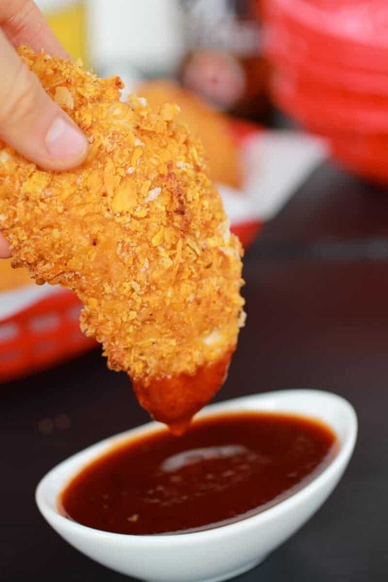 Cajun BBQ Cheddar Chicken Fingers | https://fett-weg.today/