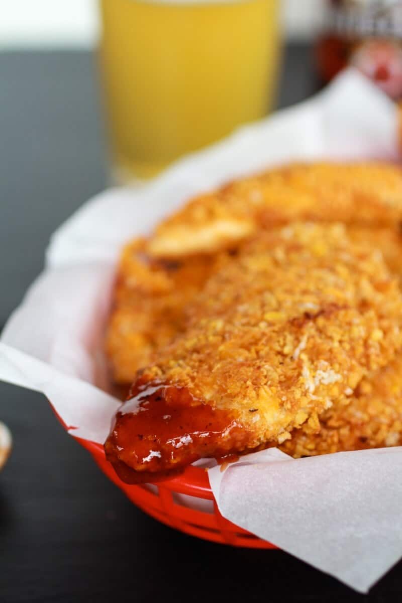 Cajun BBQ Cheddar Chicken Fingers | https://fett-weg.today/