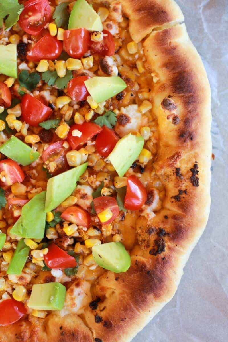 Grilled Corn and Chipotle Pesto Pizza with Queso Fresco | https://fett-weg.today/