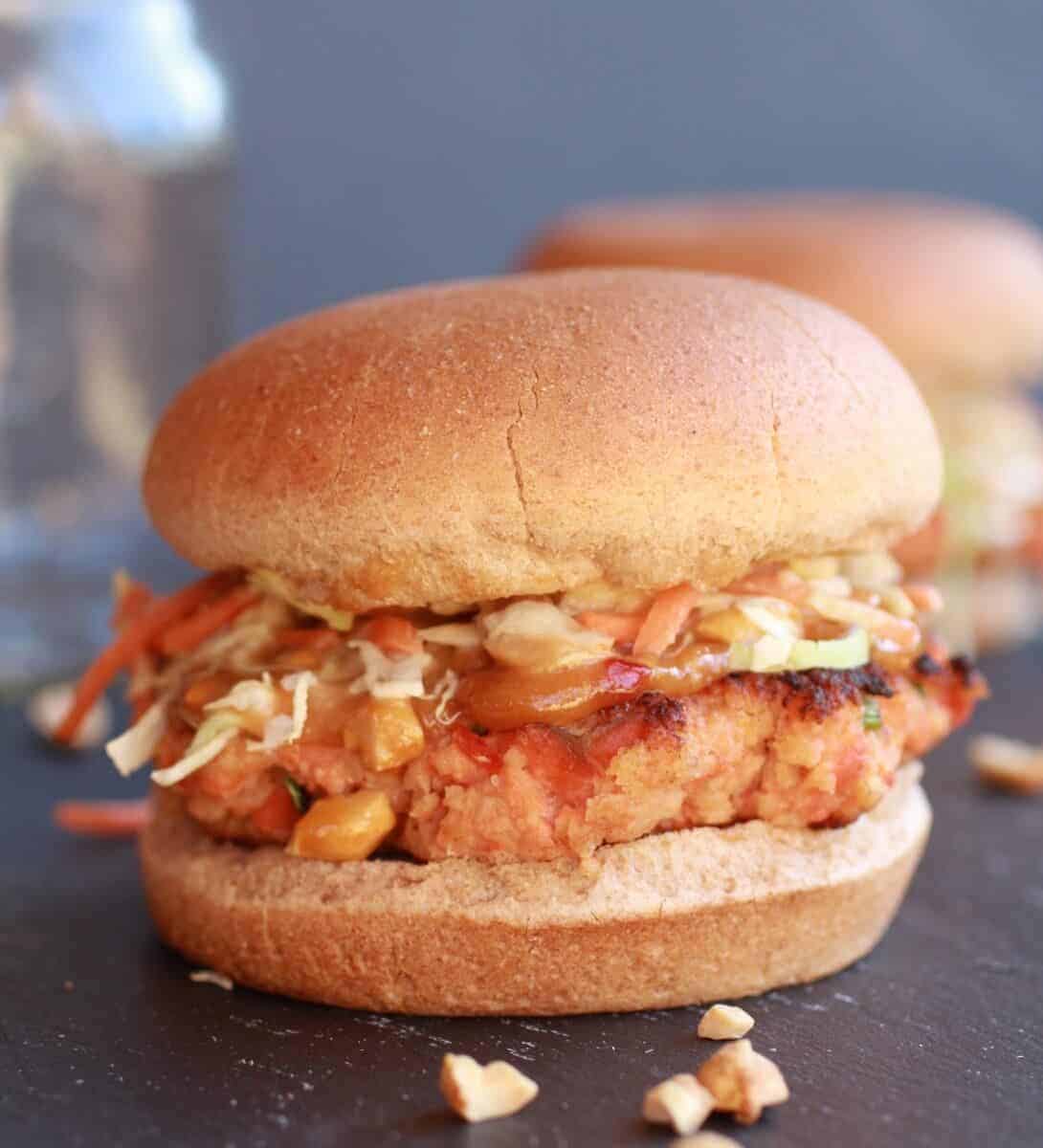 Thai Salmon Burgers
