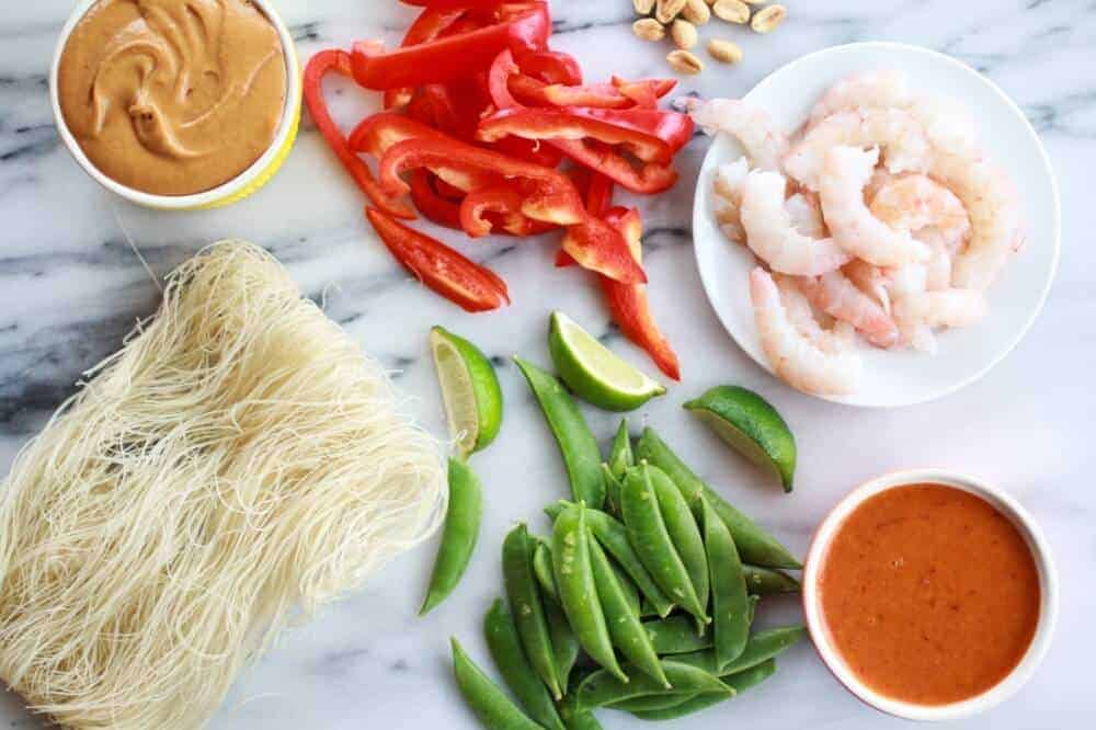 Sweet Thai Shrimp Curry with Peanut Noodles | https://fett-weg.today/