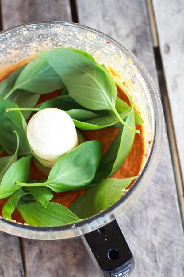 15 Minute Creamy Sun-Dried Tomato Basil Cashew Pappardelle Pasta | .halfbakedharvest.com