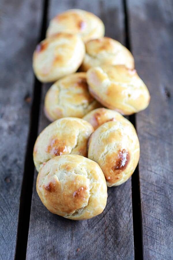 Buffalo Chicken Corn Chowder with Blue Cheese Gougères | halfbakedharvest.com