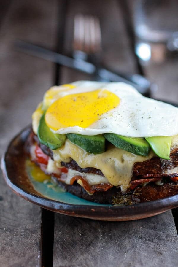 Crispy Kale BLT Croque Madame with Smoked Gouda + Avocado | halfbakedharvest.com