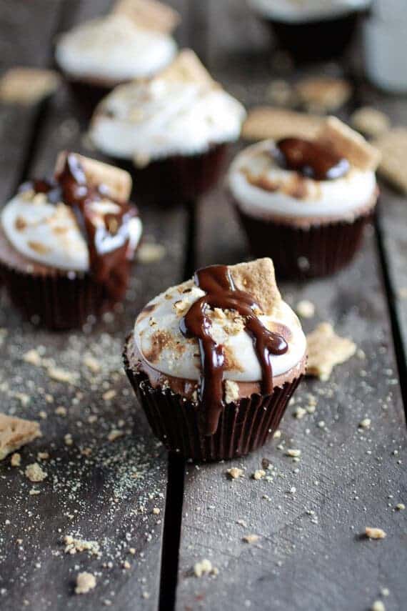 S'more Milk Chocolate Mousse Chocolate Cups | halfbakedharvest.com