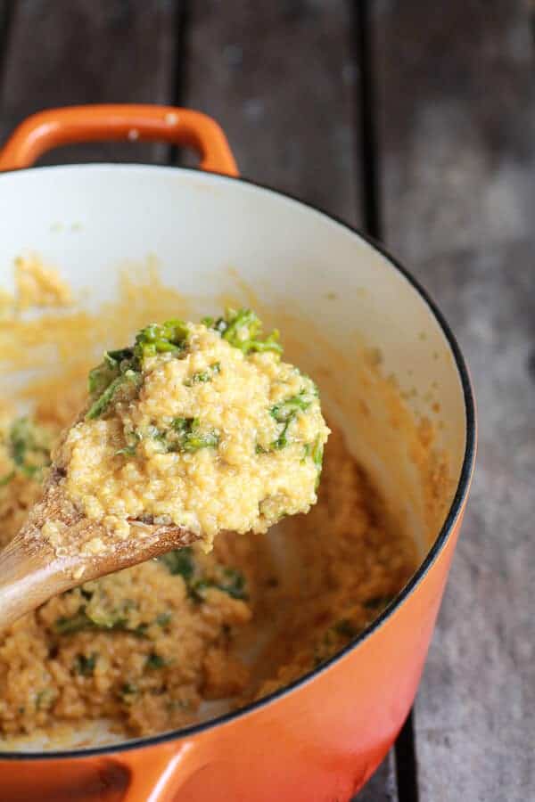 Easy Creamy Buffalo Chicken Quinoa Bake | halfbakedharvest.com