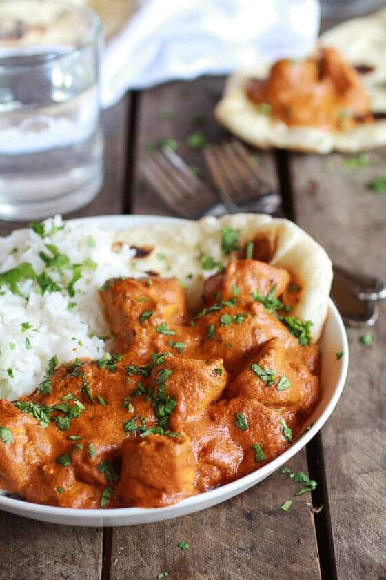 Easy Healthier Crockpot Butter Chicken | halfbakedharvest.com