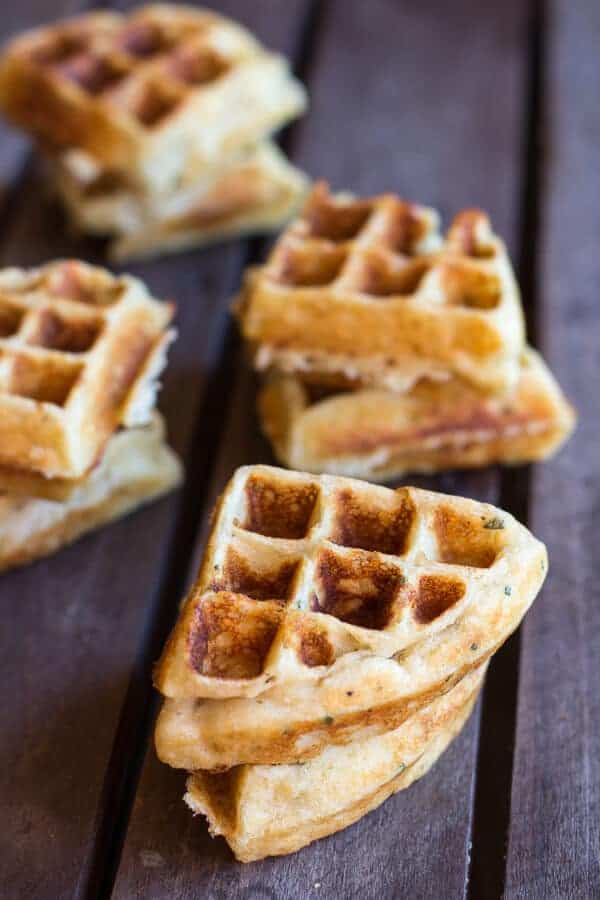 Turkey, Smashed Avocado, Cranberry, Brie and Mashed Potato Waffle Melts | halfbakedharvest.com