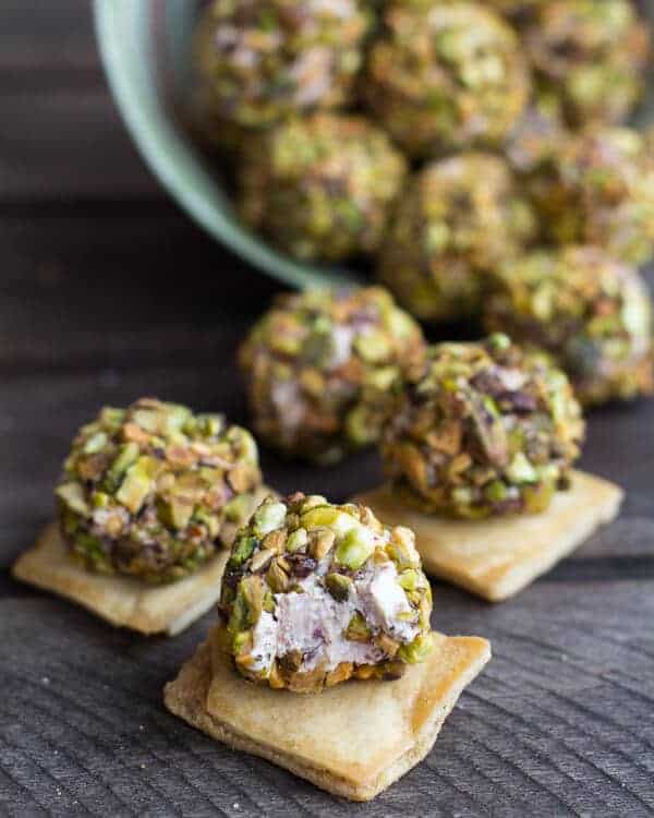 Crazy Greek Feta, Sun-Dried Tomato and Pistachio Truffles | halfbakedharvest.com