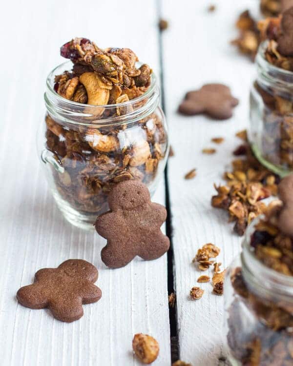Gingerbread Boy Granola | halfbakedharvest.com