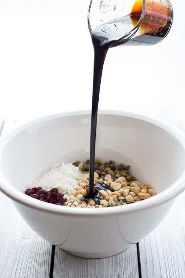 Gingerbread Boy Granola | halfbakedharvest.com