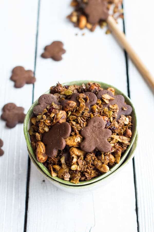 Gingerbread Boy Granola | halfbakedharvest.com