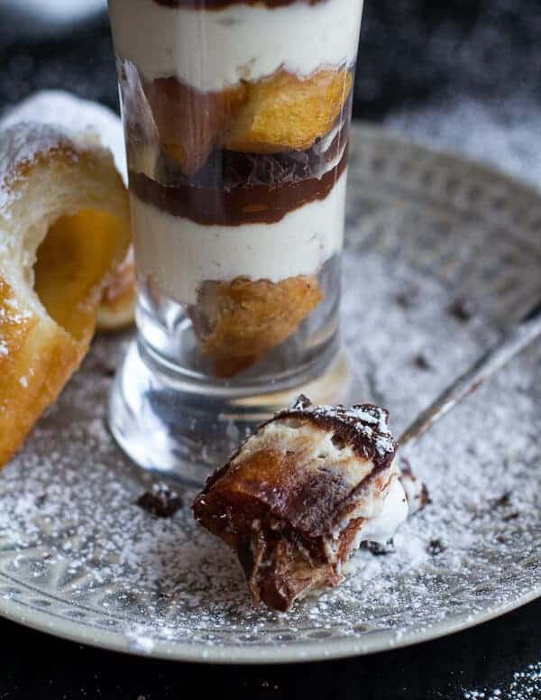 Beignets Tiramisu with chocolate Ganache | halfbakedharvest.com
