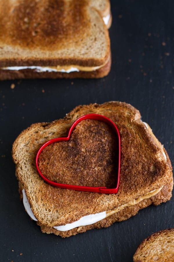 Toasted Fluffernutters with Cabernet Chocolate Fondue | halfbakedharvest.com