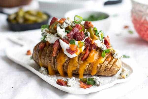 Loaded Hassleback Potatoes | halfbakedharvest.com