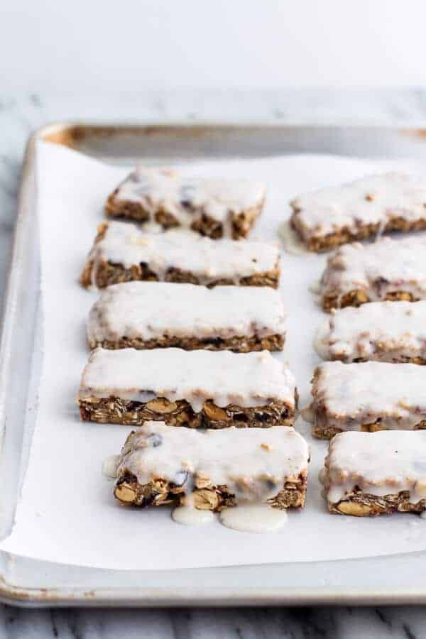 Blueberry Vanilla Greek Yogurt Granola Bars | halfbakedharvest.com