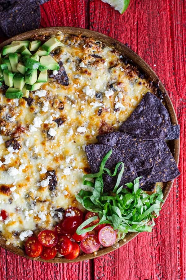 Cheesy Black Bean + Quinoa Taco Bake | halfbakedharvest.com