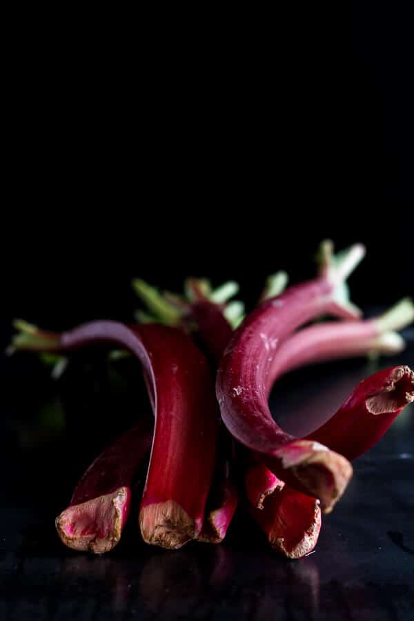 Glazed Peanut Butter and Jelly Doughnuts...with Strawberry-Rhubarb Chia Jelly | halfbakedharvest.com