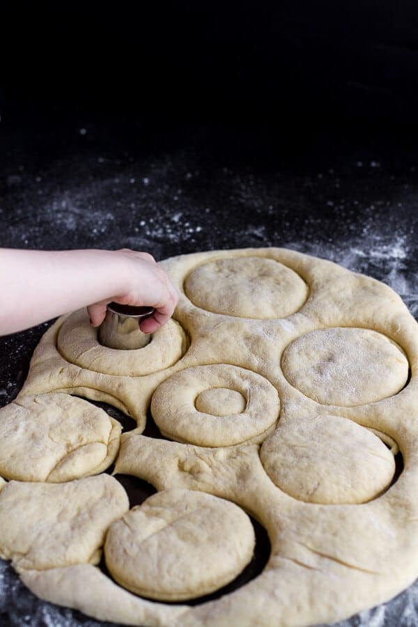 Glazed Peanut Butter and Jelly Doughnuts...with Strawberry-Rhubarb Chia Jelly | halfbakedharvest.com