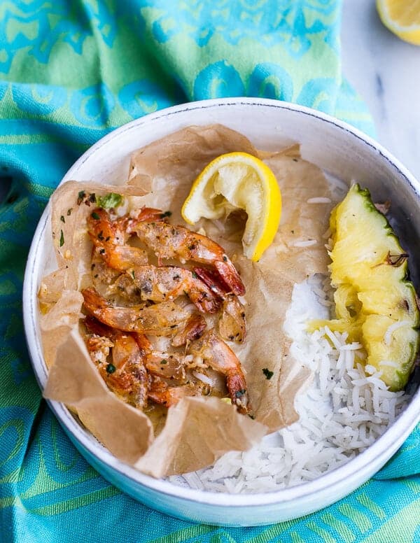 Hawaiian Shrimp Truck Special (Garlic Lemon Butter Shrimp) | halfbakedharvest.com
