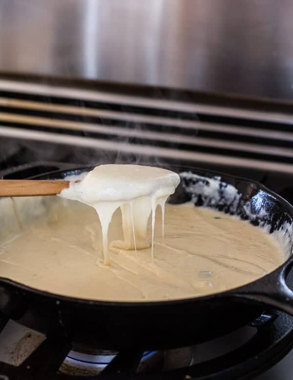 Quick and Simple Springtime Skillet Lasagna with a Mediterranean Kick | halfbakedharvest.com