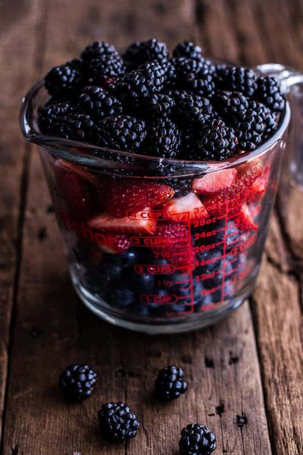 Triple Berry Kahlua Crisp with Double the Crumble | halfbakedharvest.com