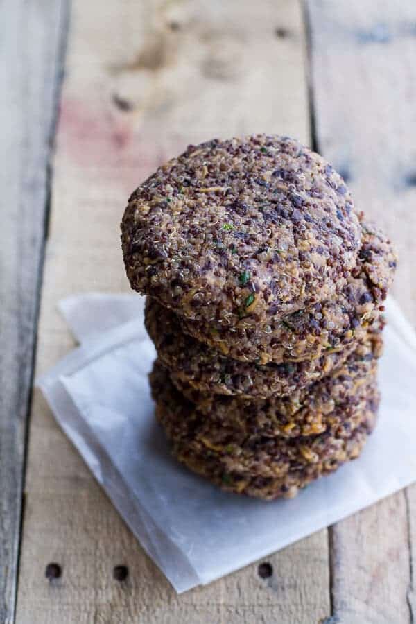 Buffalo-Blue Curly Cheese Fry and Crispy Black Bean Burgers | halfbakedharvest.com