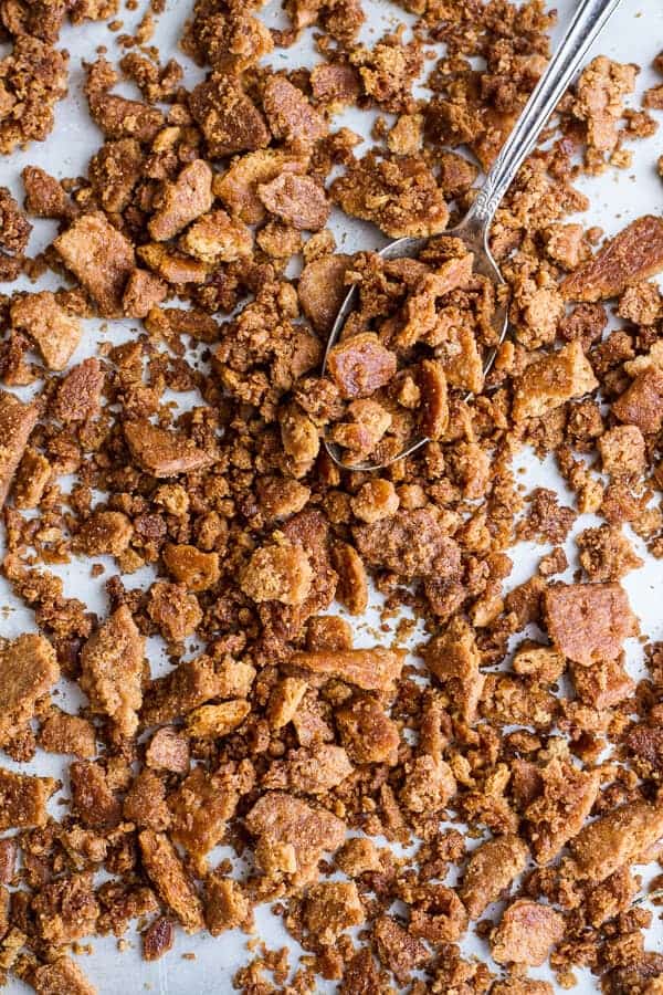 Caramelized Strawberry and Graham Cracker Crumble Ice Cream | halfbakedharvest.com