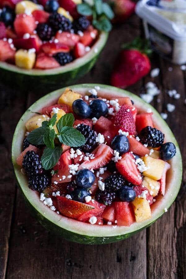 Fruit Salad | halfbakedharvest.com for @President Cheese #artofcheese