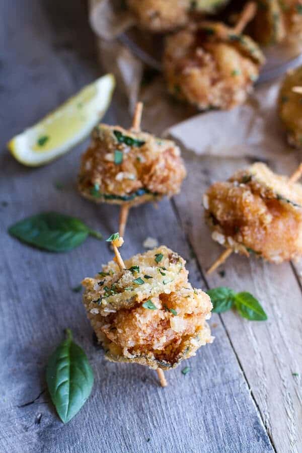 Mac and Cheese Stuffed Fried Zucchini | halfbakedharvest.com