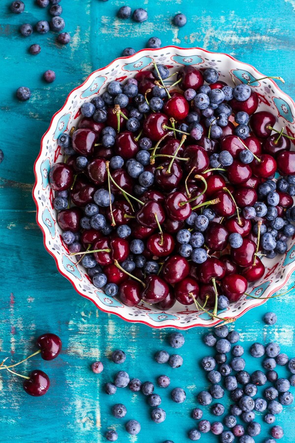 Vanilla Bourbon Cherry-Blueberry Pie | halfbakedharvest.com