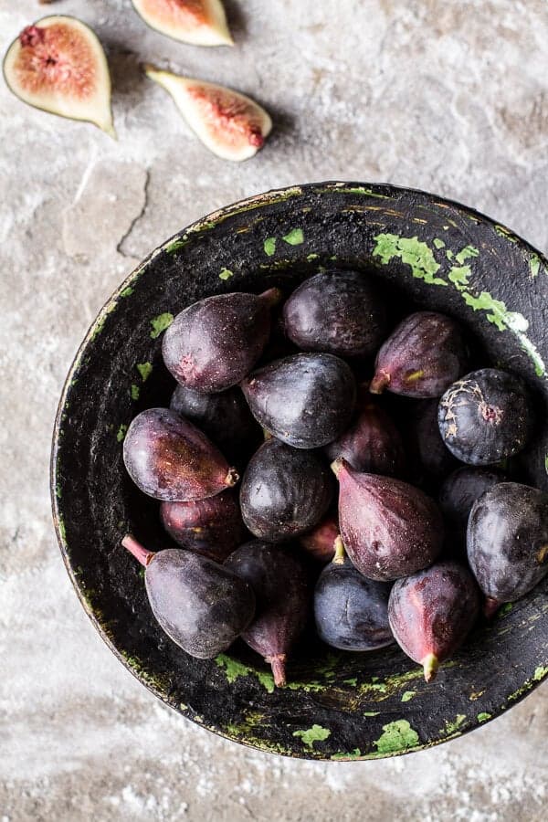Balsamic Fig Glazed Pork w-Blistered Cherry Tomatoes and Creamy Gorgonzola Polenta | halfbakedharvest.com @hbharvest