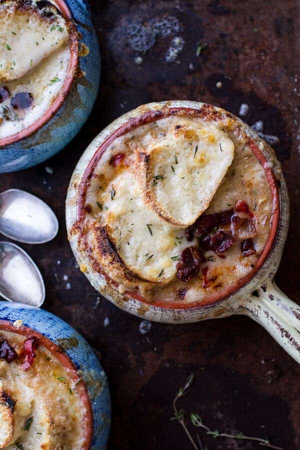 Late Summer Corn and Lobster French Onion Chowder with Gruyère Toasties | halfbakedharvest.com @hbharvest