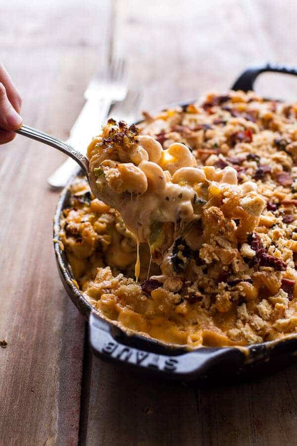 Butternut Squash + Brussels Sprouts in Mac n’ Cheese with Buttery Bacon Ritz Crackers | halfbakedharvest.com @hbharvest