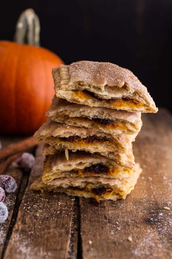 Cinnamon Sugar Nutella Swirled Pumpkin Pie Pop-Tarts | halfbakedharvest.com @hbharvest