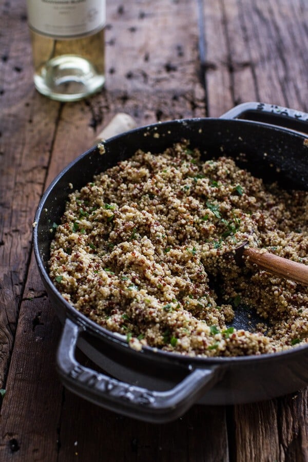 Italian Quinoa Risotto Lasagna w/Truffle Oil | halfbakedharvest.com @hbharvest