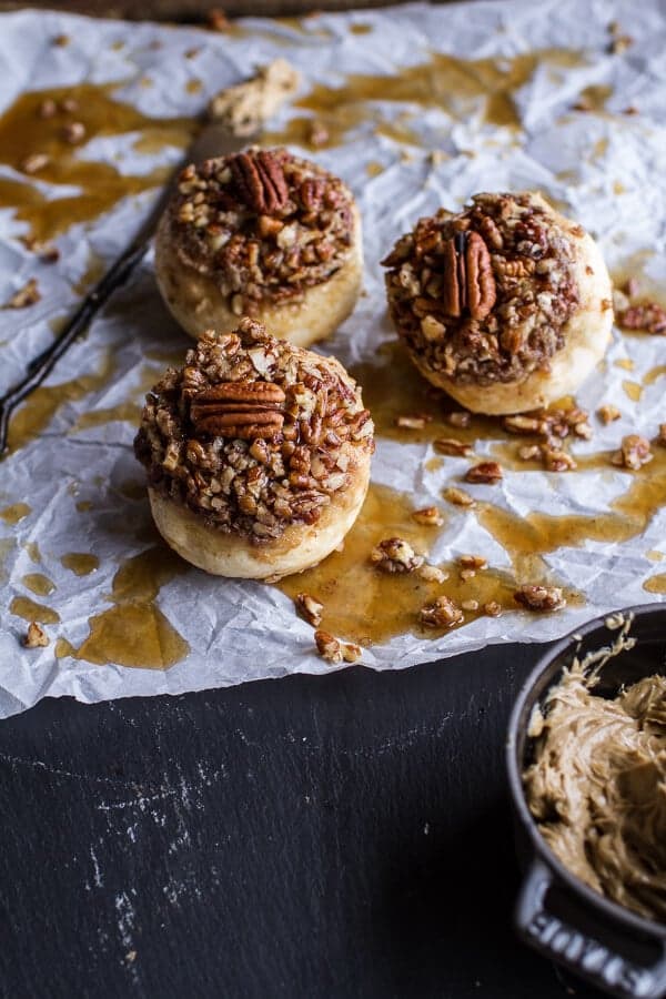 Wholemeal Maple Pecan Buns | halfbakedharvest.com @hbharvest