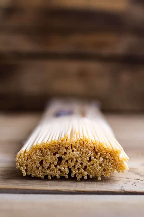 Manchego Brussels Sprout + Prosciutto Spaghetti w/Brown Butter Pistachio Pangrattato | halfbakedharvest.com @hbharvest